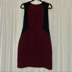 Apt. 9 Maroon and Black Color Block Dress🖤